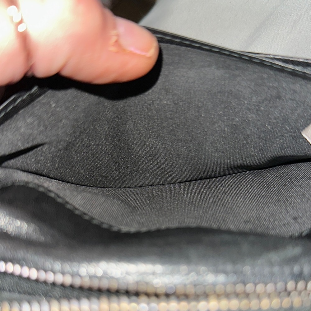 Jimmy choo Black leather wallet with Silver Star Studs nice pre owned good con - Picture 6 of 10